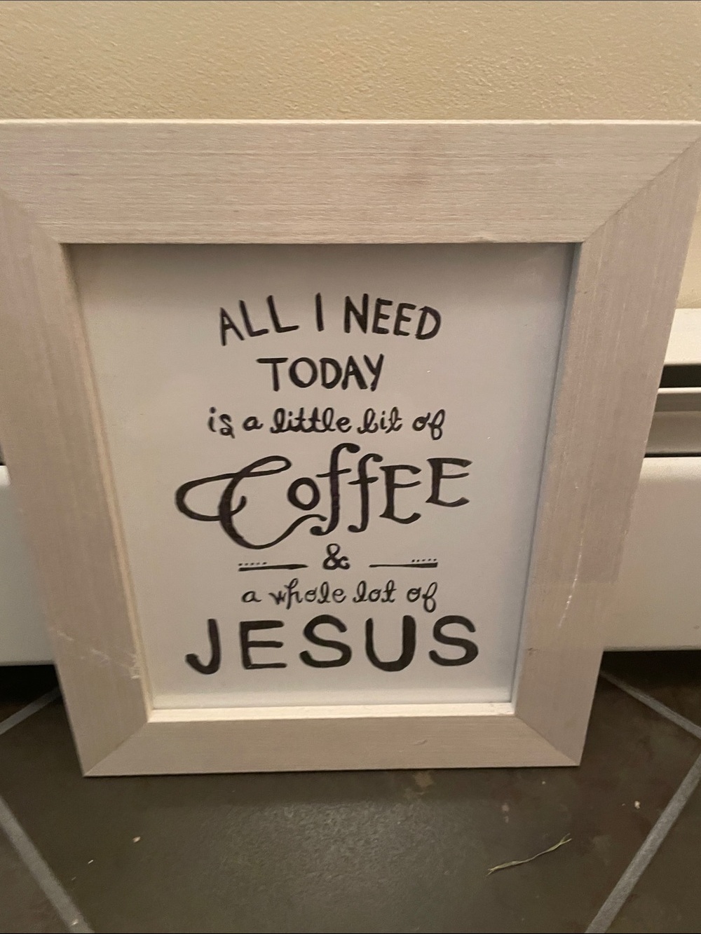 Coffee & Jesus print